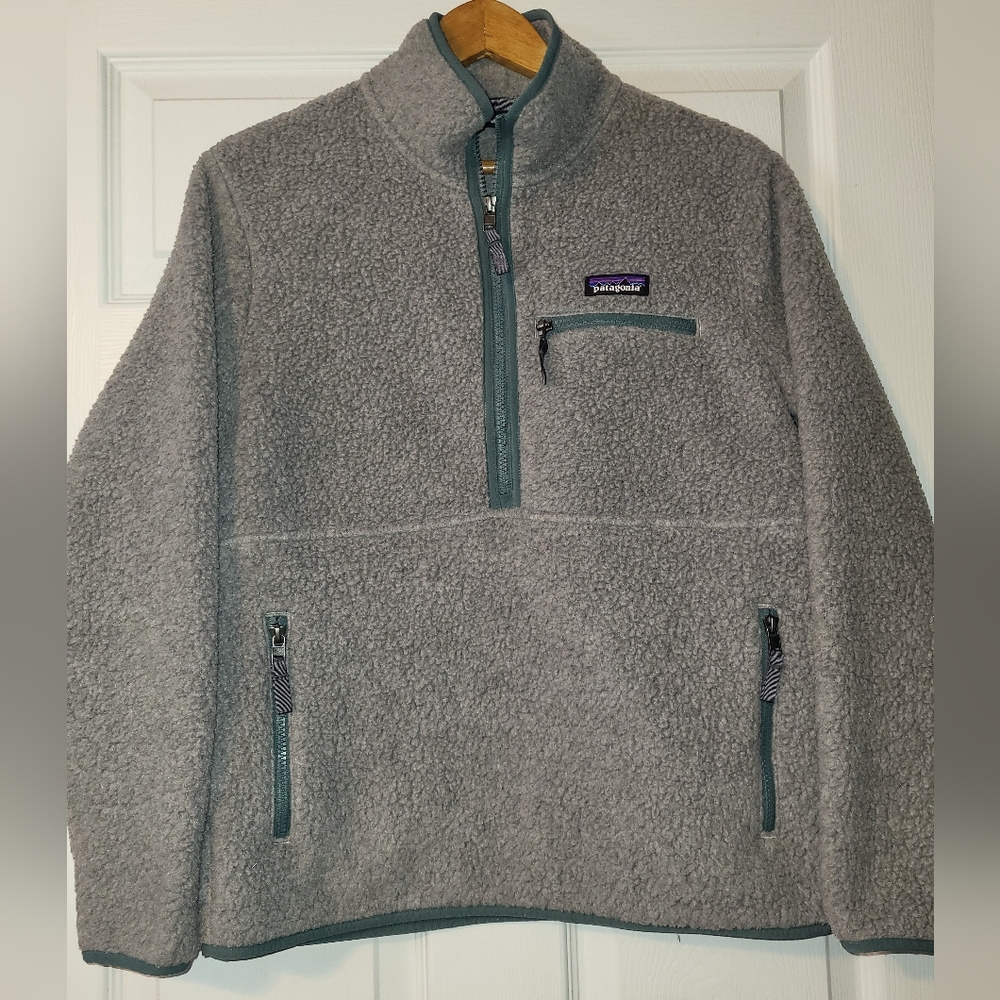 Women’s Patagonia Retro Pile Marsupial Fleece Pullover Size M